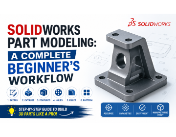 SOLIDWORKS Part Modeling: A Complete Beginner’s Workflow